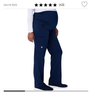 Healing Hands Maternity Scrub Pants Size M